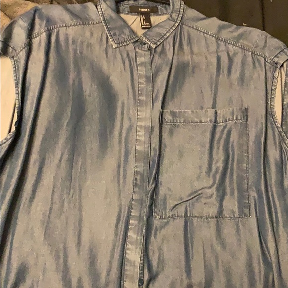 Denim Muscle Tank - Picture 1 of 2